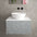 Raffinata Single Drawer Countertop Vanity Unit - Light Concrete 600mm