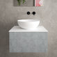 Raffinata Single Drawer Countertop Vanity Unit - Light Concrete 600mm image