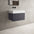 Raffinata One Drawer Vanity Unit  With Beyondstone BLOC Basin - Matt Graphite 600mm