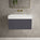 Raffinata One Drawer Vanity Unit  With Beyondstone BLOC Basin - Matt Graphite 700mm