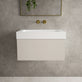Raffinata One Drawer Vanity Unit  With Beyondstone BLOC Basin - Matt Cashmere 700mm image