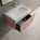 Raffinata One Drawer Vanity Unit  With Beyondstone BLOC Basin - Matt Pink 700mm