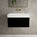 Raffinata One Drawer Vanity Unit  With Beyondstone BLOC Basin - Matt Black 700mm