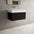 Raffinata One Drawer Vanity Unit  With Beyondstone BLOC Basin - Matt Black 700mm