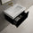 Raffinata One Drawer Vanity Unit  With Beyondstone BLOC Basin - Matt Black 700mm