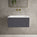 Raffinata One Drawer Vanity Unit  With Beyondstone Basin - Matt Graphite 700mm