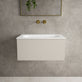 Raffinata One Drawer Vanity Unit  With Beyondstone Basin - Matt Cashmere 700mm image