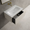 Raffinata One Drawer Vanity Unit  With Beyondstone Basin - Matt Cashmere 700mm image
