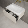Raffinata One Drawer Vanity Unit  With Beyondstone Basin - Matt Cashmere 700mm image