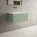 Raffinata One Drawer Vanity Unit  With Beyondstone Basin - Light Concrete 700mm