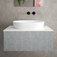 Raffinata Single Drawer Countertop Vanity Unit - Light Concrete 800mm image