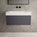 Raffinata One Drawer Vanity Unit With Beyondstone BLOC Basin - Matt Graphite 800mm