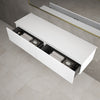 Raffinata Two Drawer Countertop Vanity Unit - Matt White 1600mm image