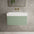 Raffinata One Drawer Vanity Unit  With Beyondstone BLOC Basin - Matt Light Green 700mm
