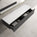 Raffinata Two Drawer Countertop Vanity Unit - Dark Concrete 1600mm