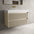 Scanalato Double Drawer Vanity Unit  With Beyondstone BLOC Basin - Cashmere 1000mm