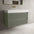 Scanalato Double Drawer Vanity Unit  With Beyondstone BLOC Basin - Pistachio 1000mm