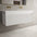 Scanalato Single Drawer Vanity Unit With Beyondstone BLOC Double Basin - Pure White 1200mm