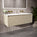 Scanalato Single Drawer Vanity Unit With Beyondstone Double Basin - Cashmere 1200mm