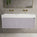 Scanalato Single Drawer Vanity Unit With Beyondstone BLOC Double Basin - Soft Violet 1200mm