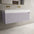 Scanalato Single Drawer Vanity Unit With Beyondstone BLOC Double Basin - Soft Violet 1200mm