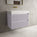 Scanalato Double Drawer Vanity Unit  With Beyondstone BLOC Basin - Soft Violet 800mm