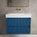 Scanalato Double Drawer Vanity Unit  With Beyondstone BLOC Basin - Ocean Blue 800mm