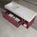 Scanalato Single Drawer Vanity Unit With Open Storage Space And Beyondstone BLOC Basin - Mineral Red 1200mm