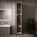 Scanalato Tall Wall Cabinet - Soft Taupe 350mm x 1650mm