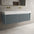 Scanalato Double Drawer Vanity Unit With Beyondstone BLOC Double Basin - Anthracite 1400mm
