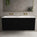 Scanalato Four Drawer Vanity Unit With Beyondstone Double Basin - Pure Black 1400mm