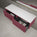 Scanalato Double Drawer Countertop Vanity Unit - Mineral Red 1400mm