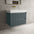 Scanalato Double Drawer Vanity Unit  With Beyondstone BLOC Basin - Anthracite 800mm