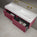 Scanalato Double Drawer Vanity Unit With Beyondstone BLOC Double Basin - Mineral Red 1400mm