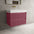 Scanalato Double Drawer Vanity Unit  With Beyondstone BLOC Basin - Mineral Red 800mm