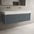 Scanalato Double Drawer Vanity Unit With Beyondstone BLOC Double Basin - Slate Grey 1400mm
