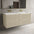 Scanalato Four Drawer Vanity Unit With Beyondstone Double Basin - Cashmere 1400mm