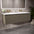 Scanalato Double Drawer Vanity Unit With Beyondstone Double Basin - Soft Taupe 1400mm