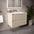 Scanalato Double Drawer Vanity Unit  With Beyondstone Basin - Cashmere 800mm