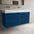 Scanalato Four Drawer Vanity Unit With Beyondstone BLOC Double Basin - Ocean Blue 1200mm
