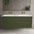Scanalato Four Drawer Vanity Unit With Beyondstone Double Basin - Seaweed 1400mm