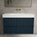 Scanalato Double Drawer Vanity Unit  With Beyondstone BLOC Basin - Midnight Blue 1000mm