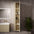 Scanalato Tall Wall Cabinet - Cashmere 350mm x 1650mm