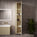Scanalato Tall Wall Cabinet - Cashmere 350mm x 1650mm