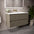 Scanalato Double Drawer Vanity Unit  With Beyondstone Basin - Soft Taupe 1000mm