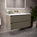 Scanalato Double Drawer Vanity Unit  With Beyondstone Basin - Soft Taupe 1000mm