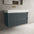Scanalato Double Drawer Vanity Unit  With Beyondstone BLOC Basin - Anthracite 1000mm