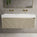 Scanalato Single Drawer Vanity Unit With Beyondstone BLOC Double Basin - Cashmere 1200mm