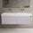Scanalato Double Drawer Vanity Unit With Beyondstone BLOC Double Basin - Soft Violet 1400mm