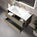 Scanalato Double Drawer Vanity Unit  With Beyondstone Basin - Soft Taupe 1000mm